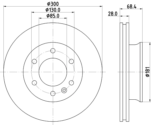 Диск тормозной HELLA/BEHR/PAGID 8DD355117621