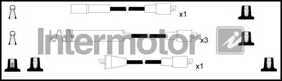 Комплект проводов зажигания INTERMOTOR 73791