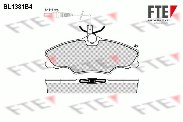 Запчасть FTE BL1381B4