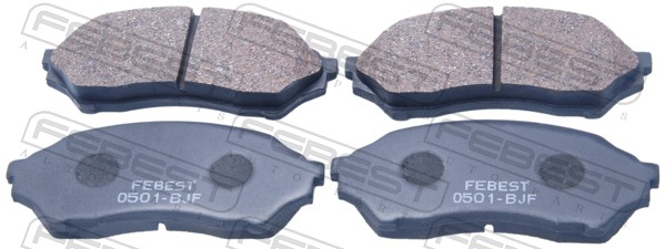 Колодка тормозная дисковая комплект FEBEST 0501-BJF
