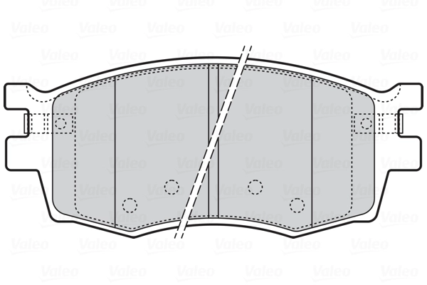 Колодки тормозные дисковые VALEO 301868