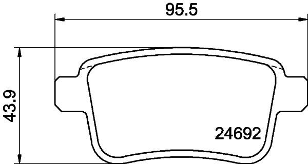 Колодки тормозные дисковые HELLA/BEHR/PAGID 8DB355013971