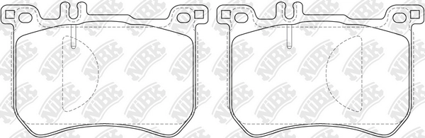 Колодки тормозные NIBK PN31015