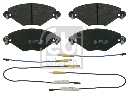 Колодки тормозные дисковые FEBI BILSTEIN 16417