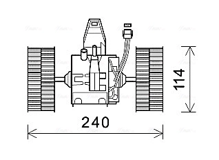 Запчасть AVA QUALITY COOLING BW8491