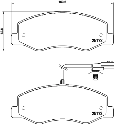 Колодки тормозные дисковые HELLA/BEHR/PAGID T1971