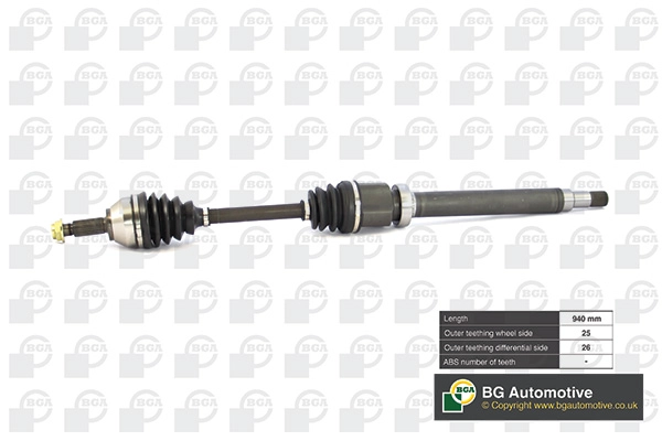 Полуось ford focus 2003-2005