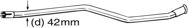 Ремонтная трубка катализатор BOSAL 889-533