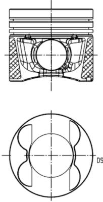 Поршень KOLBENSCHMIDT 40776620