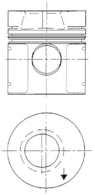 Поршень KOLBENSCHMIDT 91550600