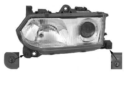 Основная фара VAN WEZEL 0145961