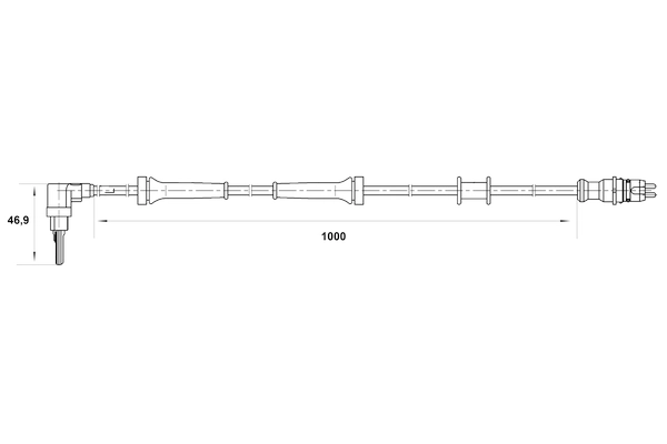 Датчик частота вращения колеса BOSCH 0 265 007 064