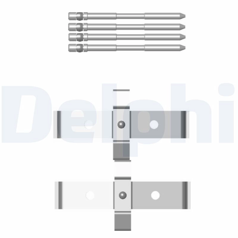 Комплектующие колодки дискового тормоза DELPHI LX0469