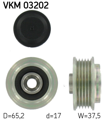 Механизм свободного хода генератора SKF VKM 03202
