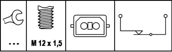 Выключатель фонаря сигнала торможения HELLA/BEHR/PAGID 6DD 008 622-161