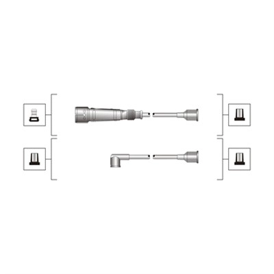 Комплект проводов зажигания MAGNETI MARELLI 941319170103