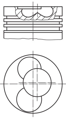 Поршень MAHLE/KNECHT 030 41 00