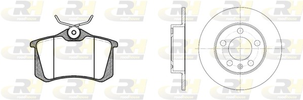 Комплект тормозов дисковый тормозной механизм dual kit ROADHOUSE 8263.04