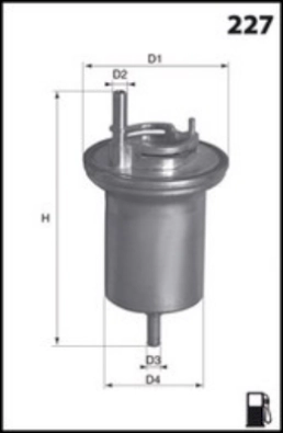 Топливный фильтр MECAFILTER ELE6063