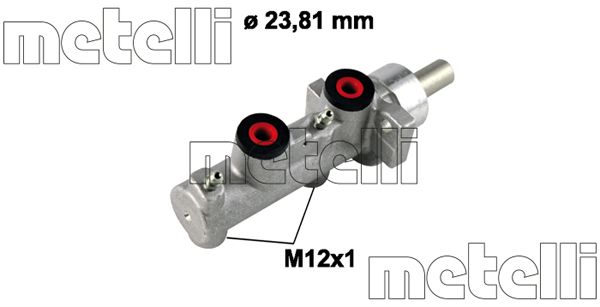 Главный тормозной цилиндр METELLI 05-0600