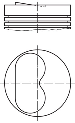 Поршень MAHLE/KNECHT 009 25 04