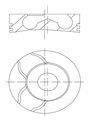 Поршень MAHLE/KNECHT 010 18 02
