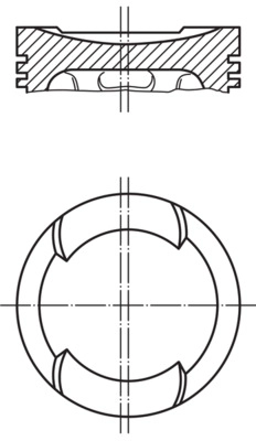 Поршень MAHLE/KNECHT 034 65 02