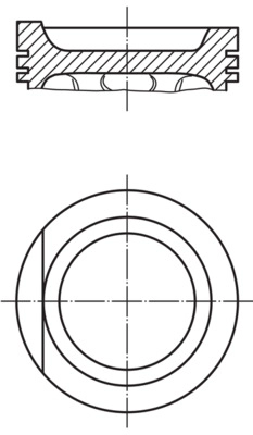 Поршень MAHLE/KNECHT 034 74 00