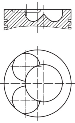 Поршень MAHLE/KNECHT 034 90 02