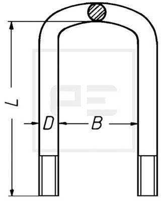 Стремянка рессоры PE AUTOMOTIVE 045.028-00A