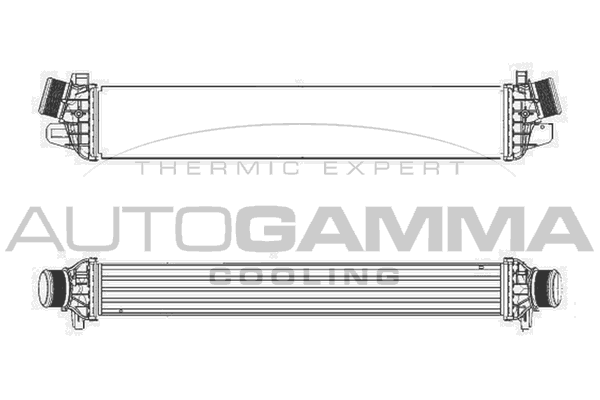 Интеркулер AUTOGAMMA 105640