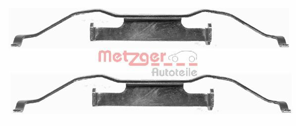 Комплектующие колодки дискового тормоза METZGER 109-1148