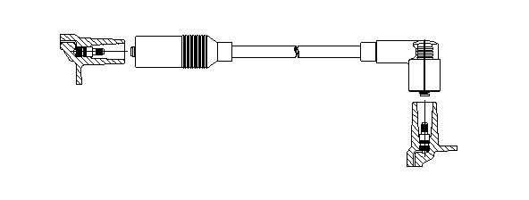 Провод зажигания BREMI 115/70