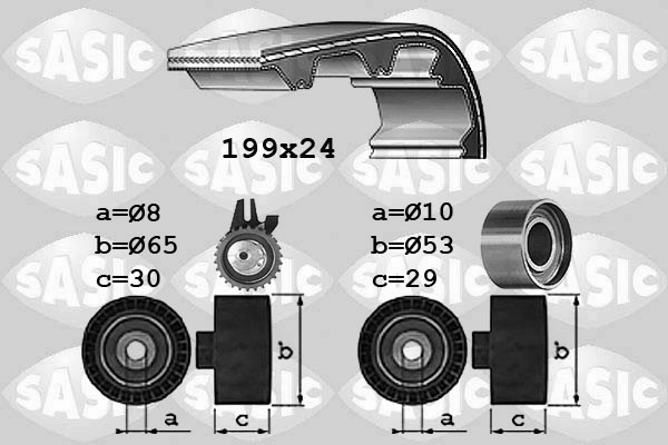 Комплект ремня грм SASIC 1756024