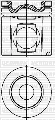 Поршень YENMAK 31-03920-000