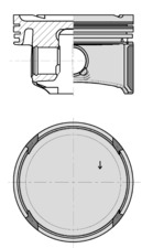 Поршень KOLBENSCHMIDT 40795600