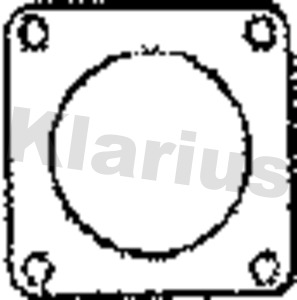 Прокладка труба выхлопного газа KLARIUS 410328