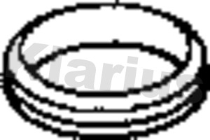 Уплотнительное кольцо труба выхлопного газа KLARIUS 410351