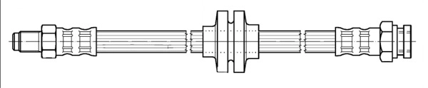 Тормозной шланг CEF 511666