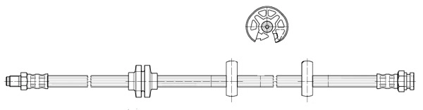 Тормозной шланг CEF 512447