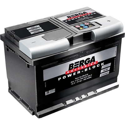 Стартерная аккумуляторная батарея power block BERGA 5804060747502