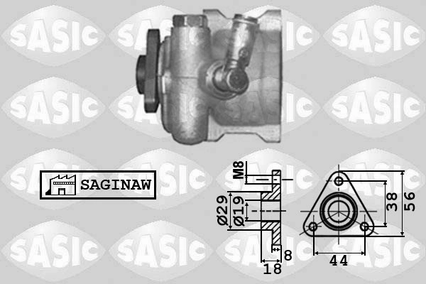 Гидравлический насос рулевое управление SASIC 7076007