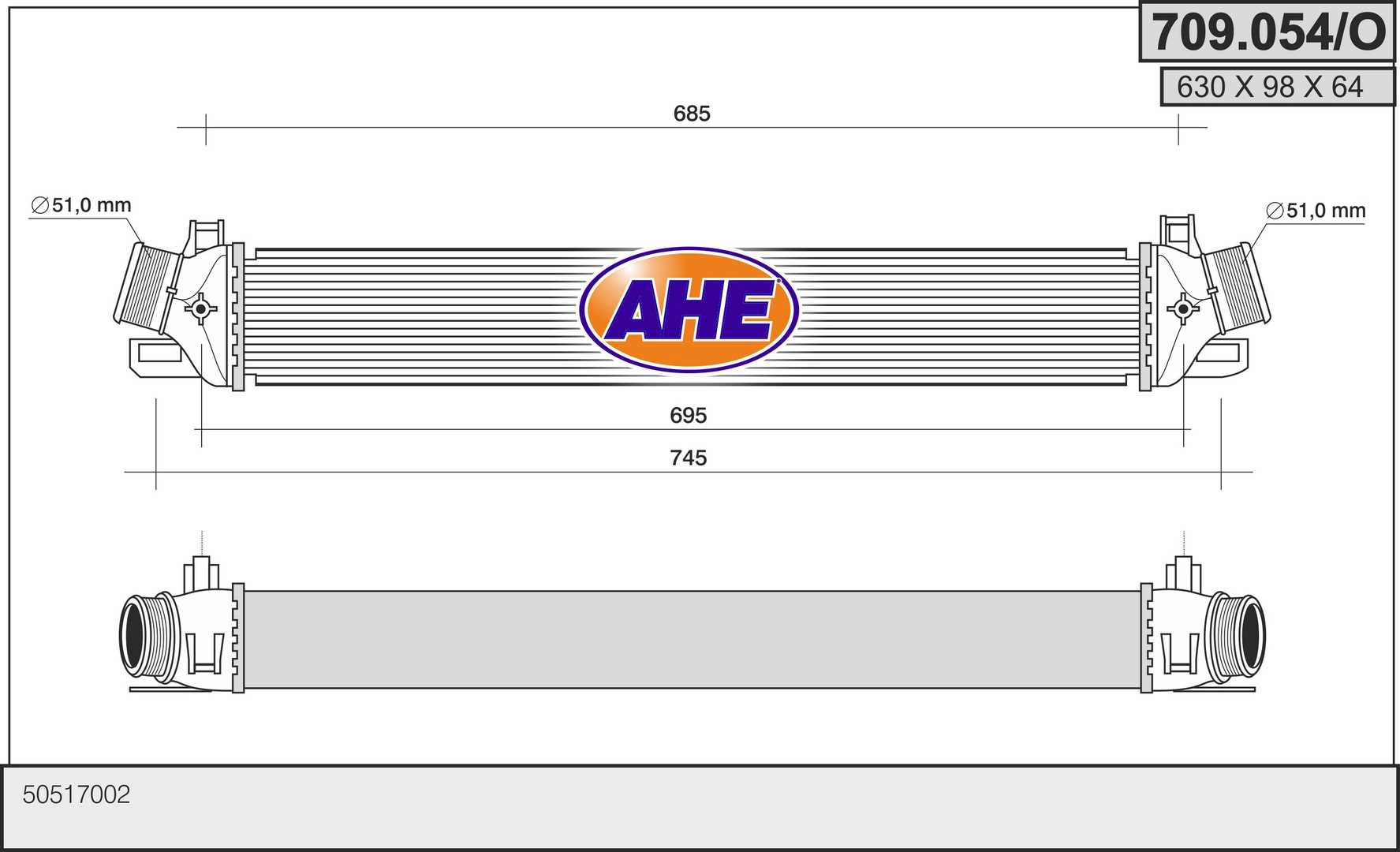 Интеркулер AHE 709.054/O
