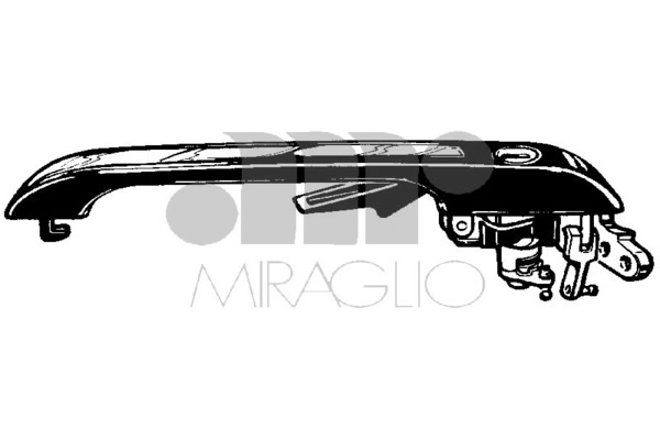 Наружная ручка двери MIRAGLIO 80.765.06