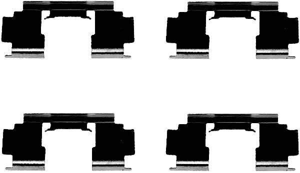 Комплектующие колодки дискового тормоза HELLA/BEHR/PAGID 8DZ 355 202-991