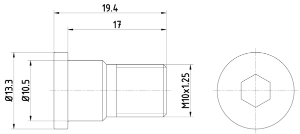 Болт диск тормозного механизма HELLA/BEHR/PAGID 8DZ 355 209-071