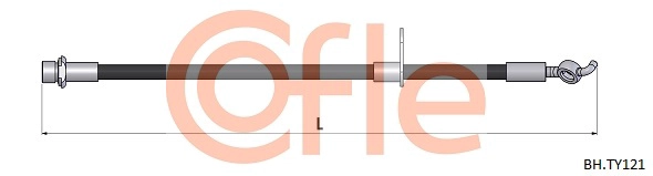 Тормозной шланг COFLE 92.BH.TY121