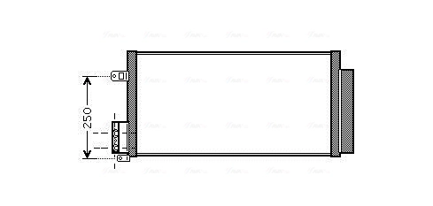 Конденсатор кондиционер AVA QUALITY COOLING ALA5116D