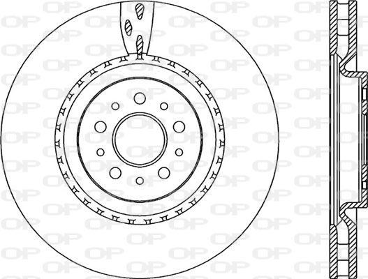 Тормозной диск OPEN PARTS BDA2307.20