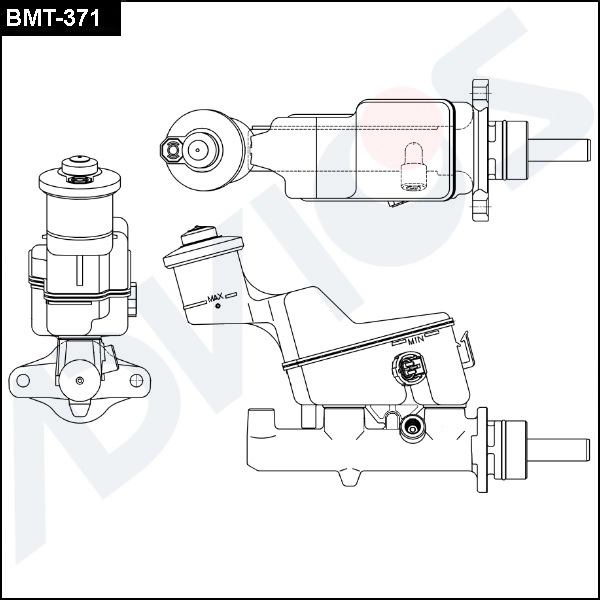 Главный тормозной цилиндр ADVICS BMT-371